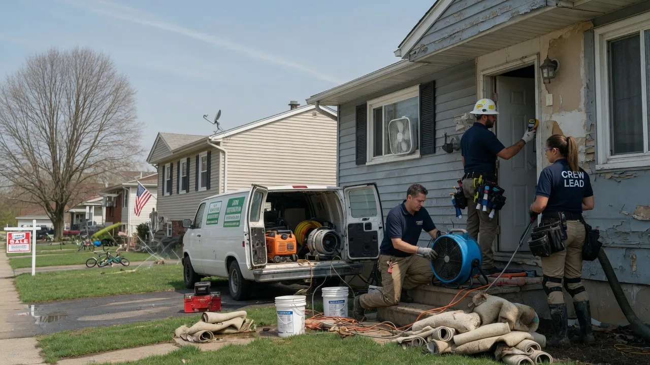 Flood Cleanup in House, NM near me